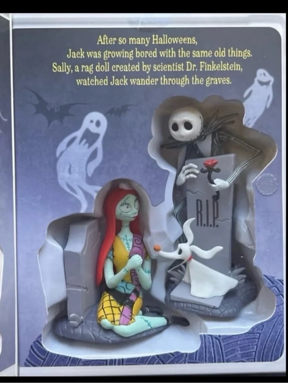 Disney The Nightmare Before Christmas Sally & Jack Hallmark Ornament Set